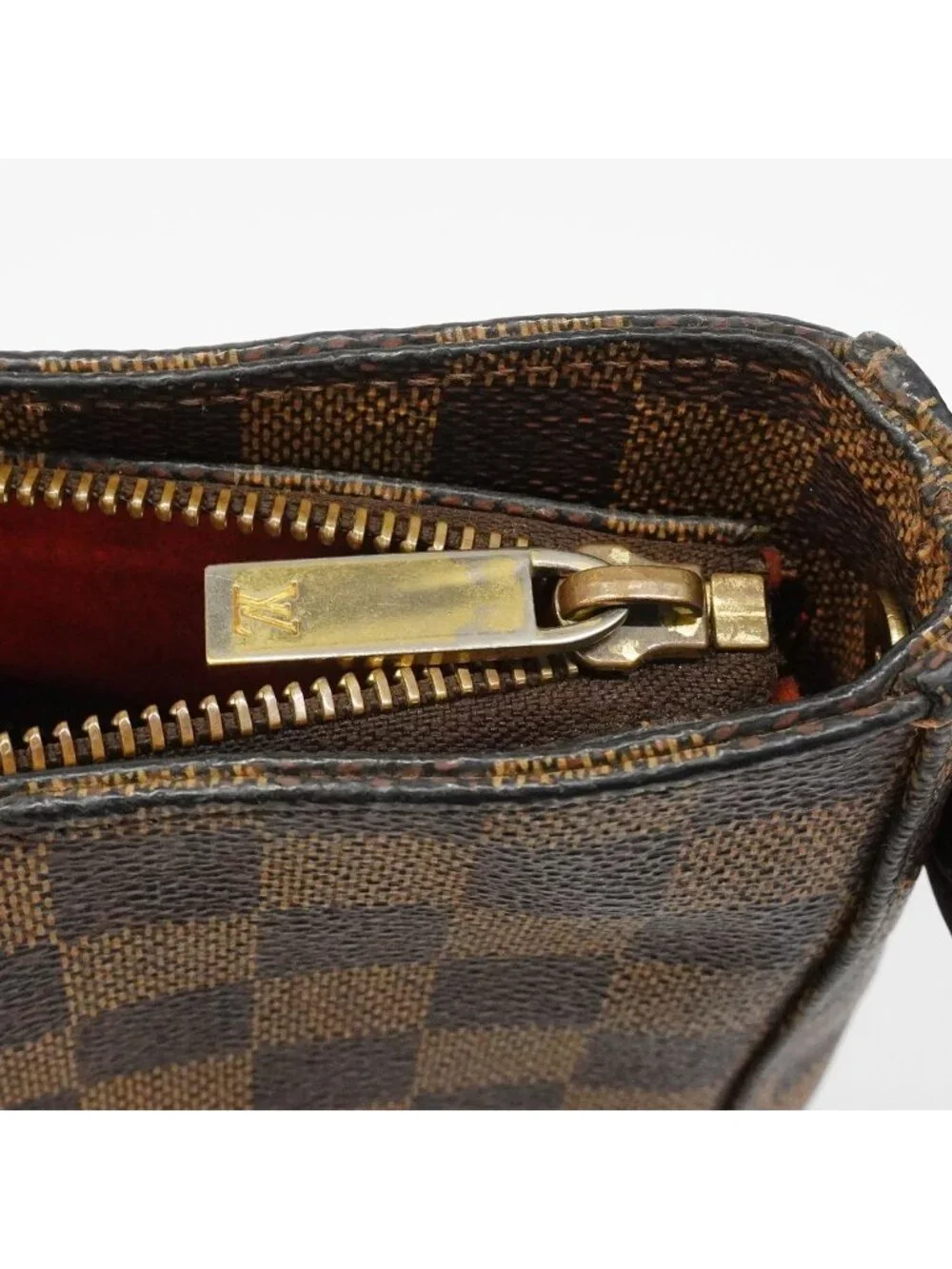 Louis Vuitton Shoulder Bag Damier Looping GM Ebene